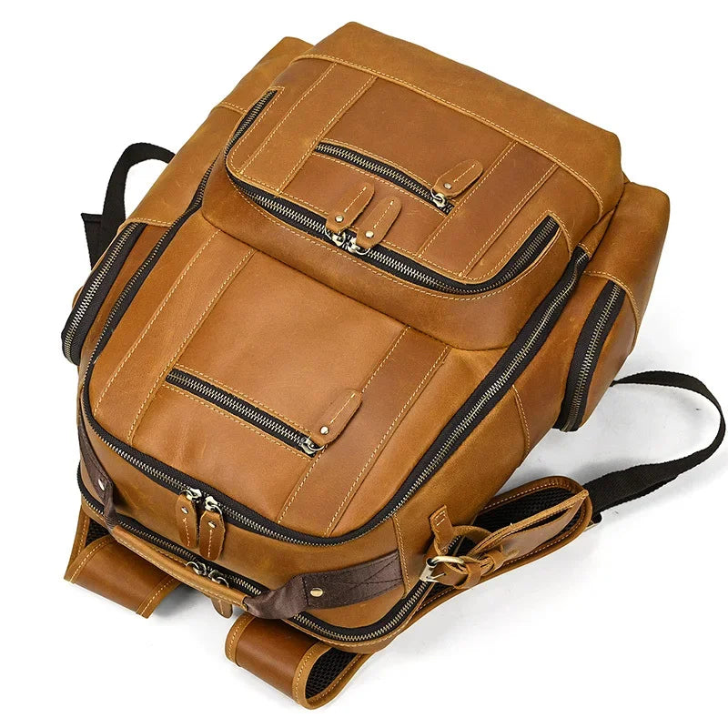 Sac à Dos Cuir Homme Vintage