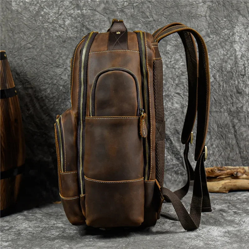 Sac à Dos Cuir Homme Vintage