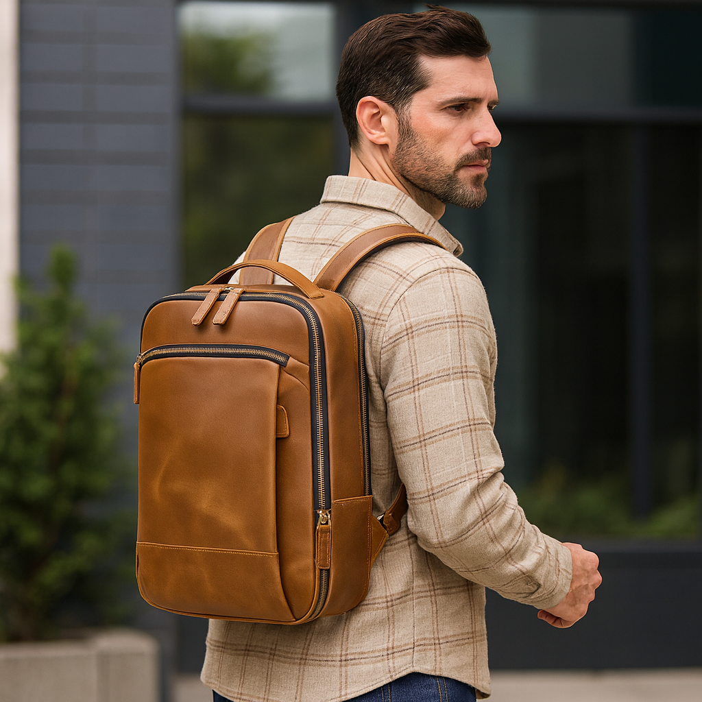 Sac à Dos Cuir Vintage