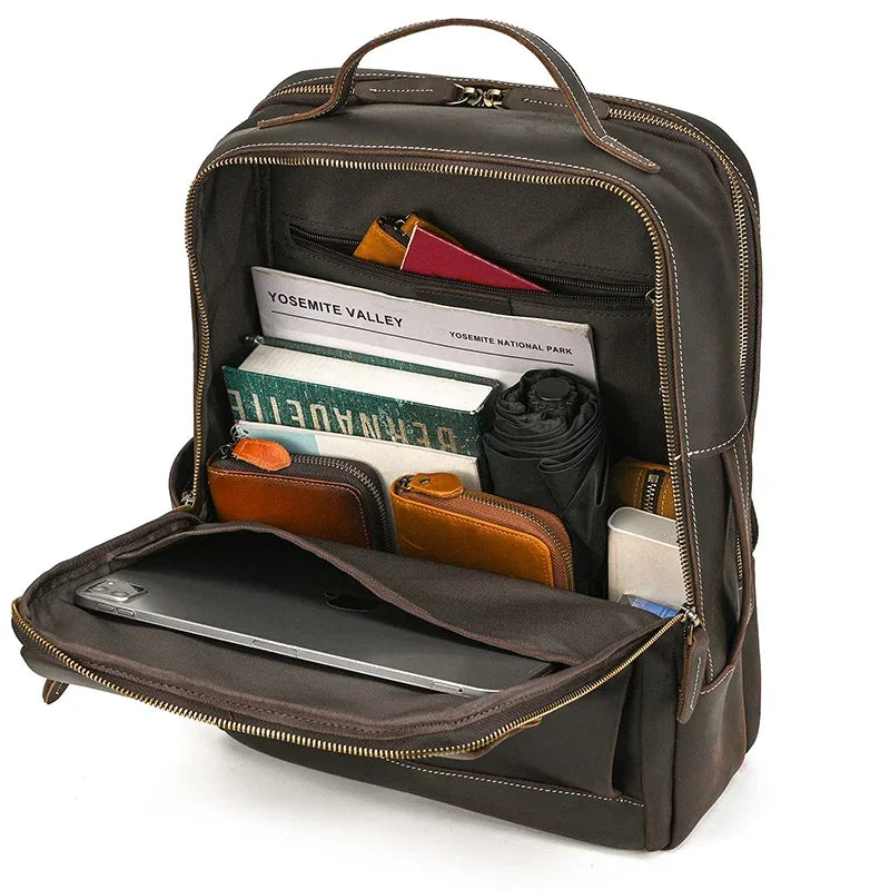Sac à Dos Cuir Ergonomique