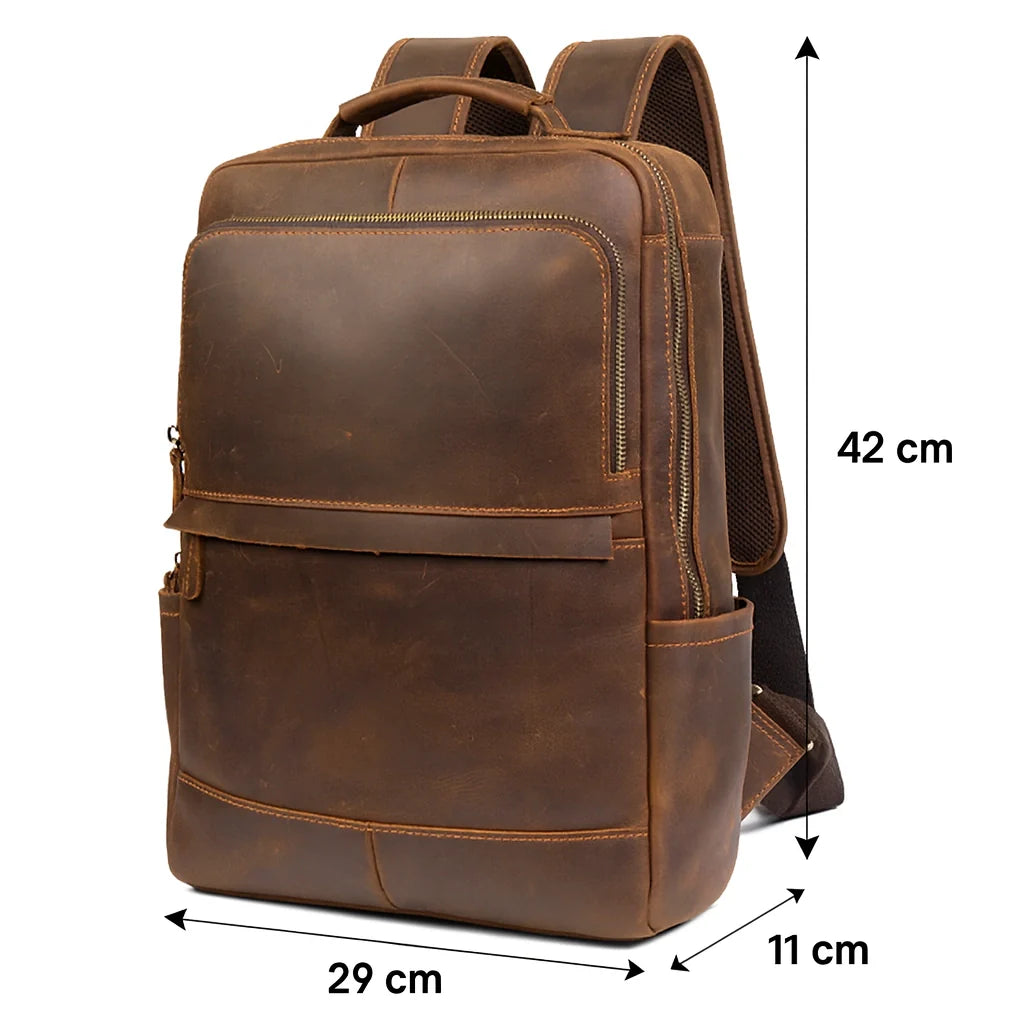 Sac à Dos Cuir Homme Vintage