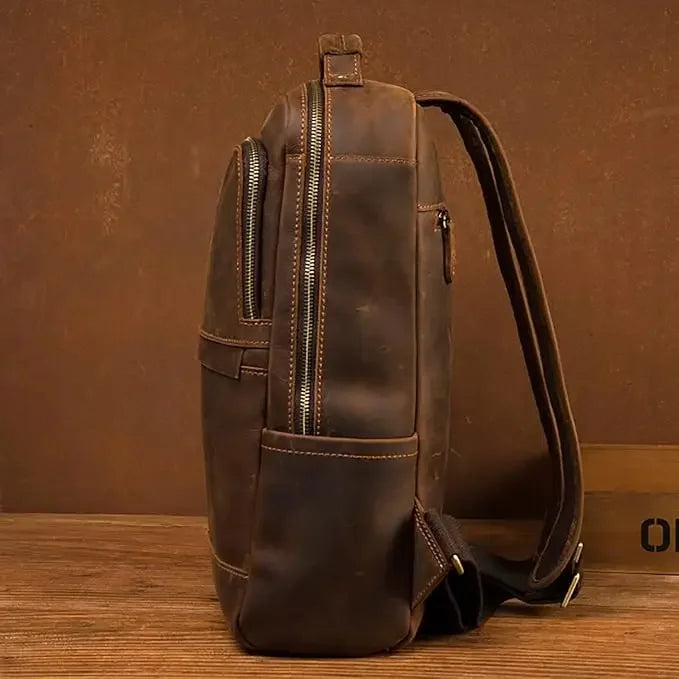 Sac à Dos Cuir Homme Vintage