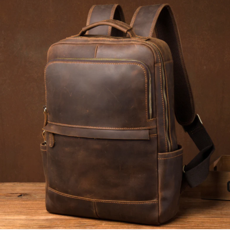 Sac à Dos Cuir Homme Vintage