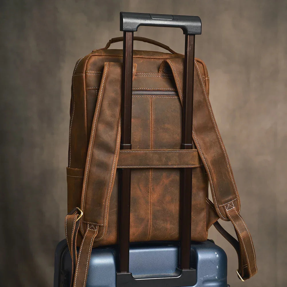 Sac à Dos Cuir Homme Vintage