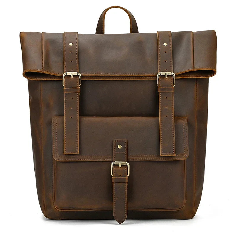 Sac à Dos Cuir Homme Vintage