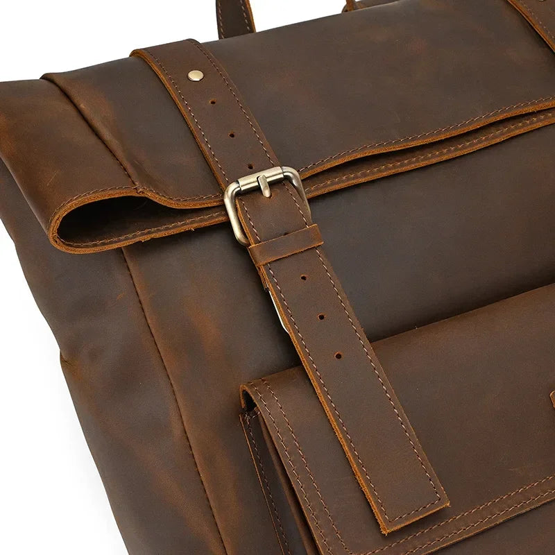 Sac à Dos Cuir Homme Vintage