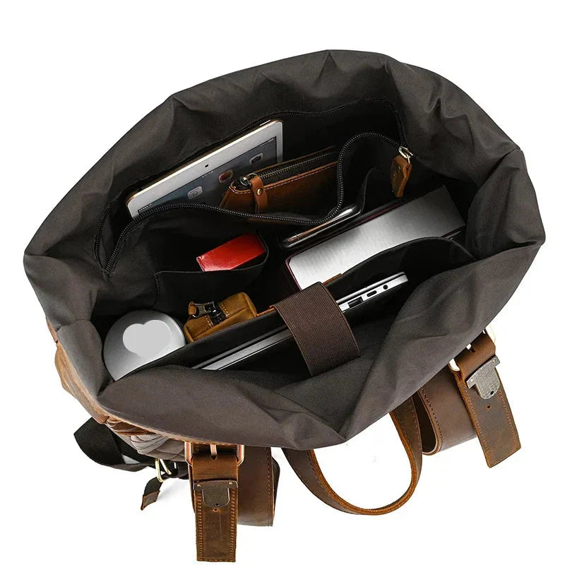 Sac à Dos Cuir Homme Vintage