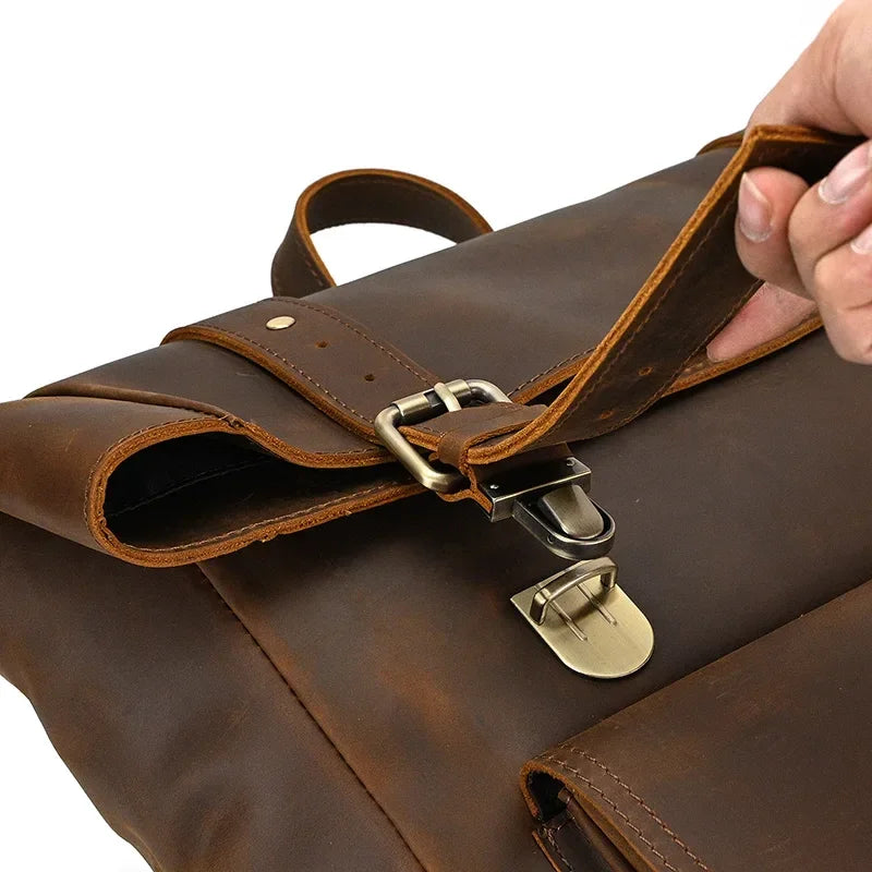 Sac à Dos Cuir Homme Vintage