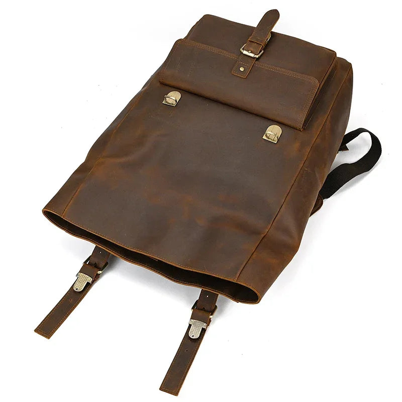 Sac à Dos Cuir Homme Vintage