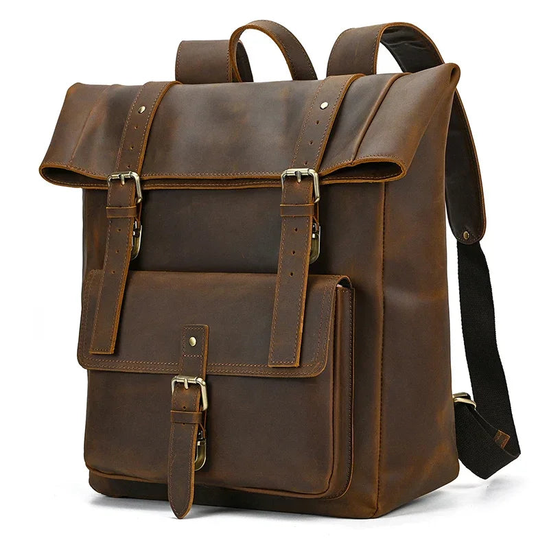 Sac à Dos Cuir Homme Vintage