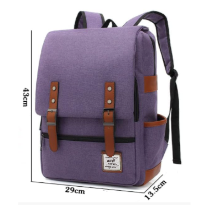 Sac à Dos en Tissu Vintage