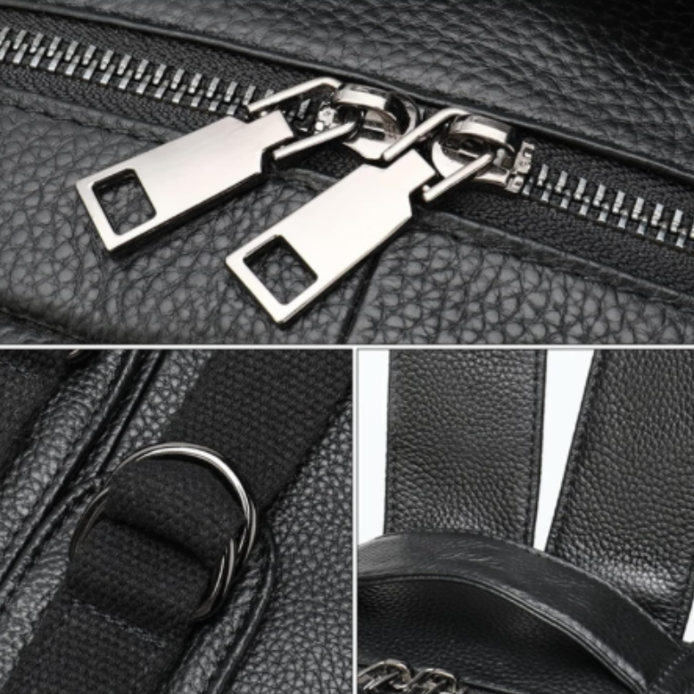 Sac à Dos Homme Cuir Noir