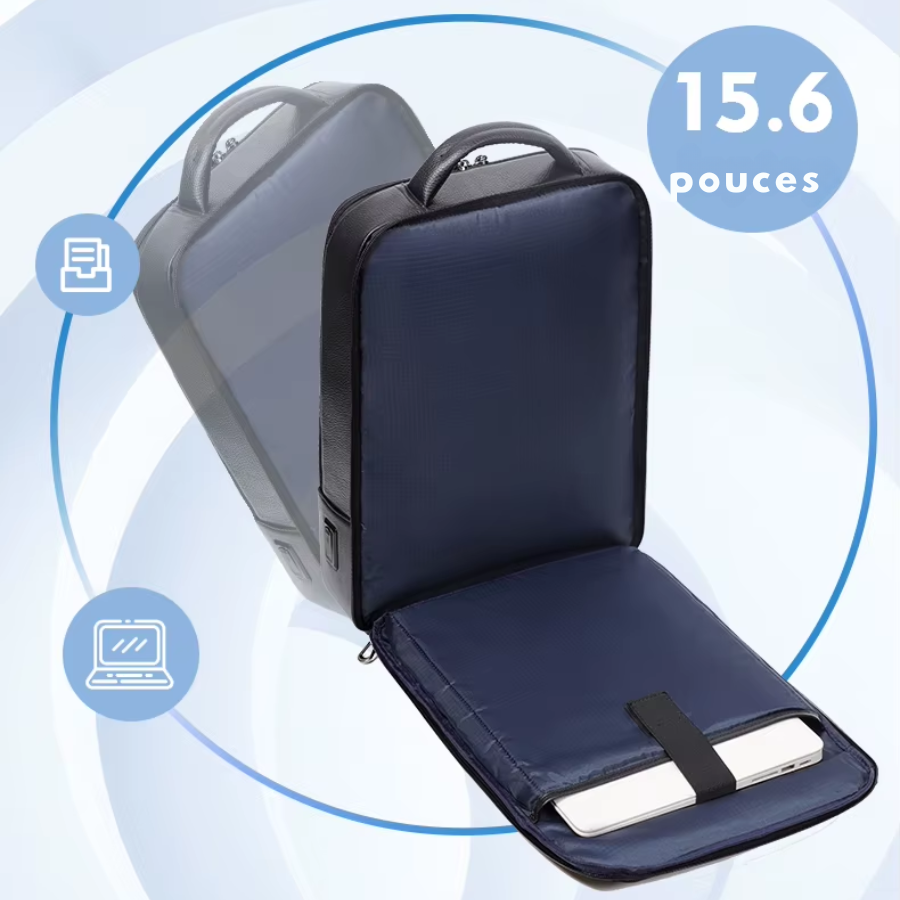 Sac à Dos PC 15 Pouces Cuir
