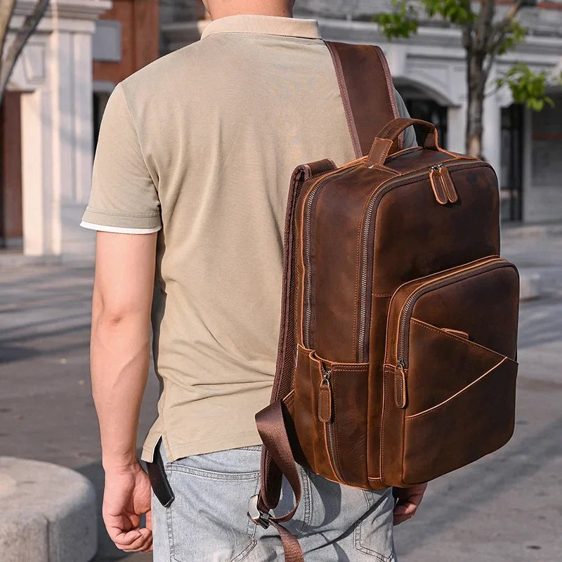 Sac à Dos PC Cuir Homme