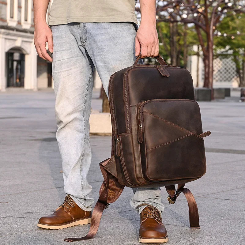 Sac à Dos PC Cuir Homme