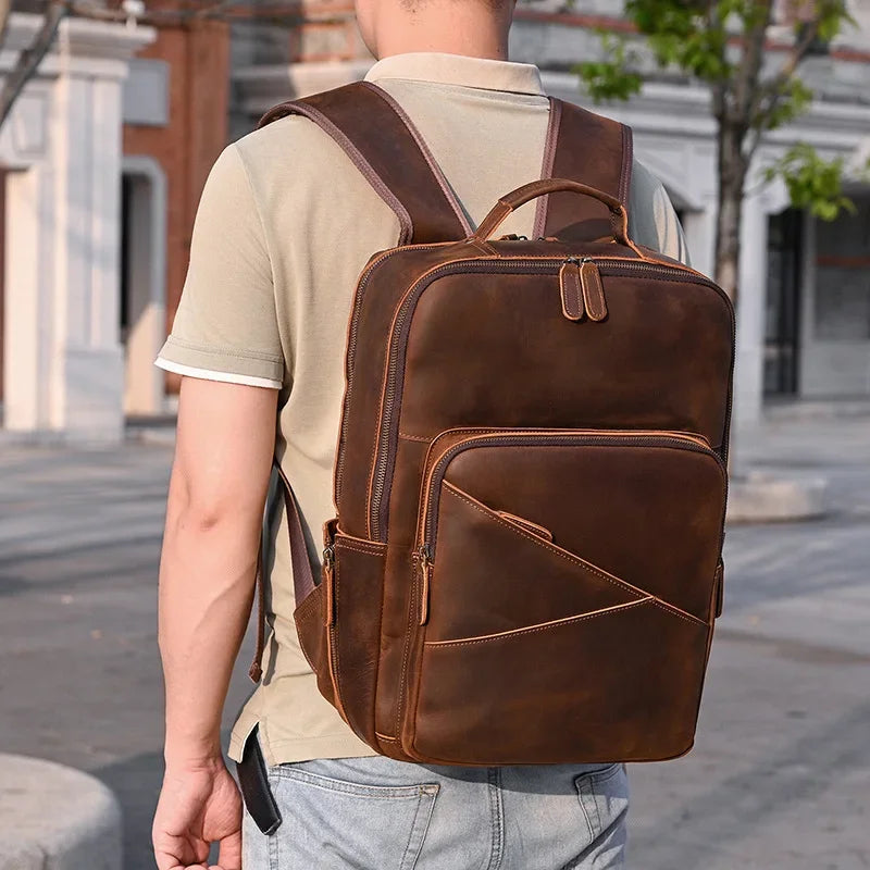Sac à Dos PC Cuir Homme