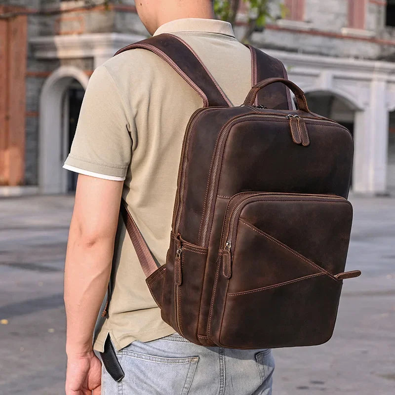 Sac à Dos PC Cuir Homme