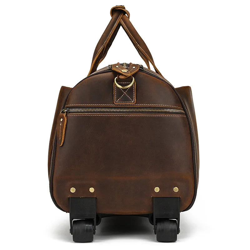 Sac Voyage Costume Cuir
