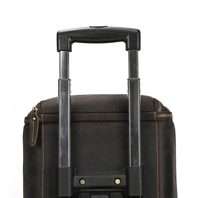 Sac Voyage Costume Cuir