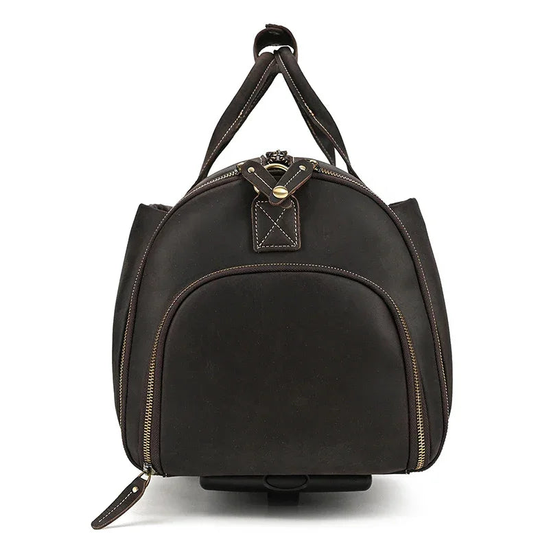 Sac Voyage Costume Cuir
