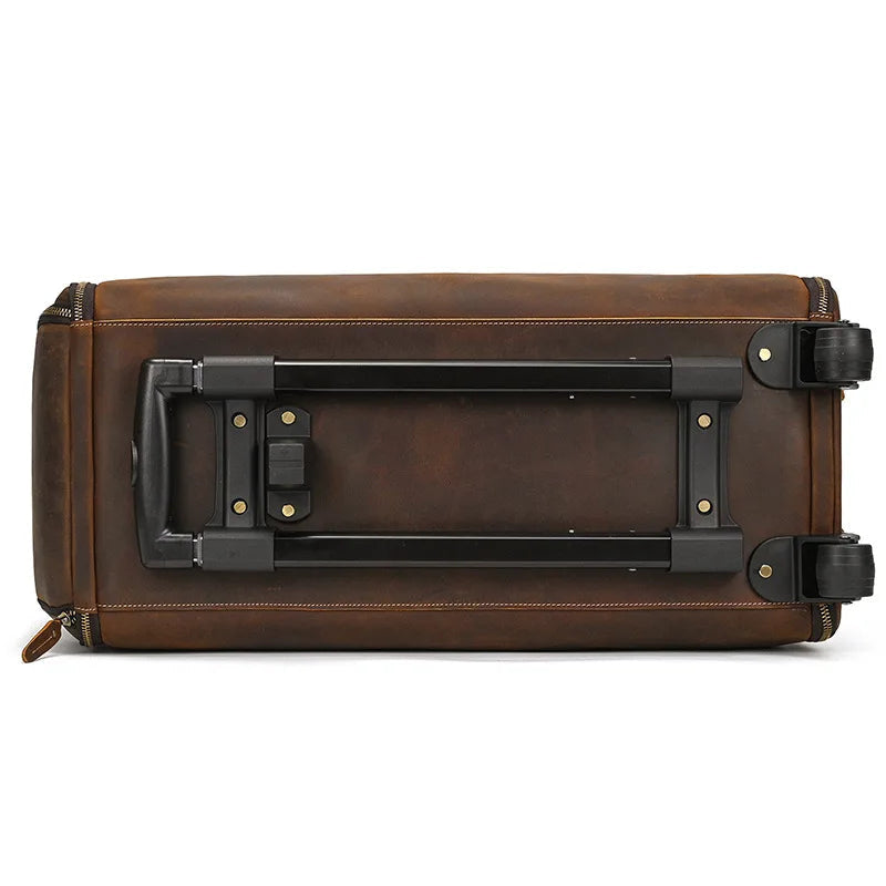 Sac Voyage Costume Cuir