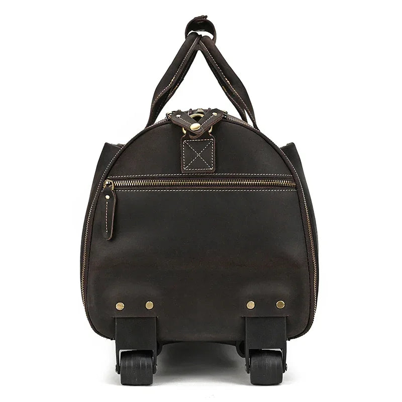 Sac Voyage Costume Cuir