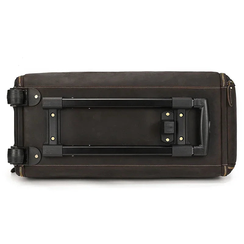 Sac Voyage Costume Cuir