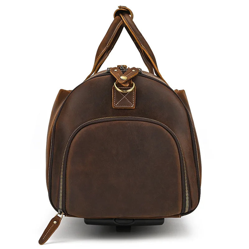 Sac Voyage Costume Cuir