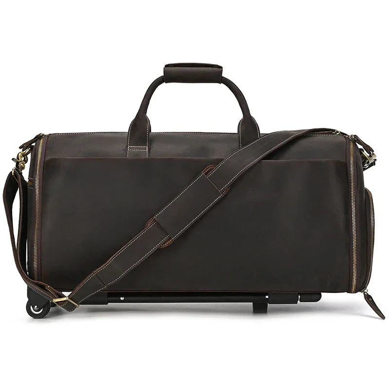 Sac Voyage Costume Cuir