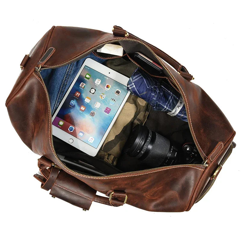 Sac Voyage Homme Cuir Marron