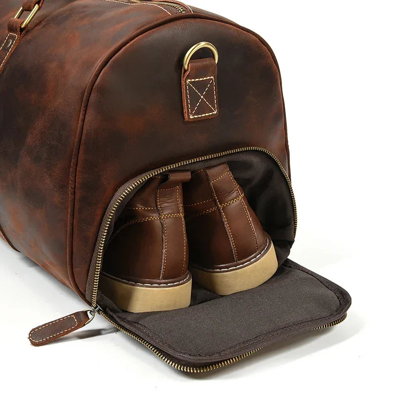 Sac Voyage Homme Cuir Marron