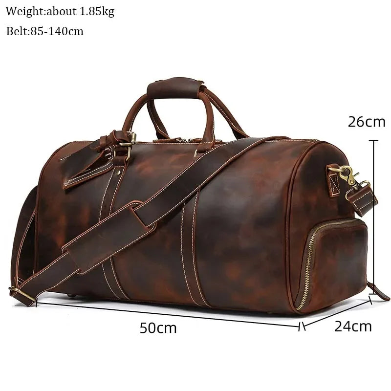 Sac Voyage Homme Cuir Marron
