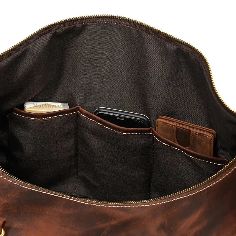 Sac Voyage Homme Cuir Marron