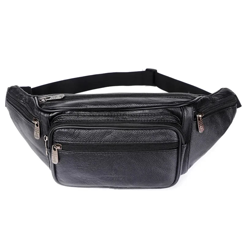 Sacoche Banane Cuir Homme