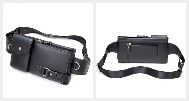 Sacoche Banane Cuir Homme