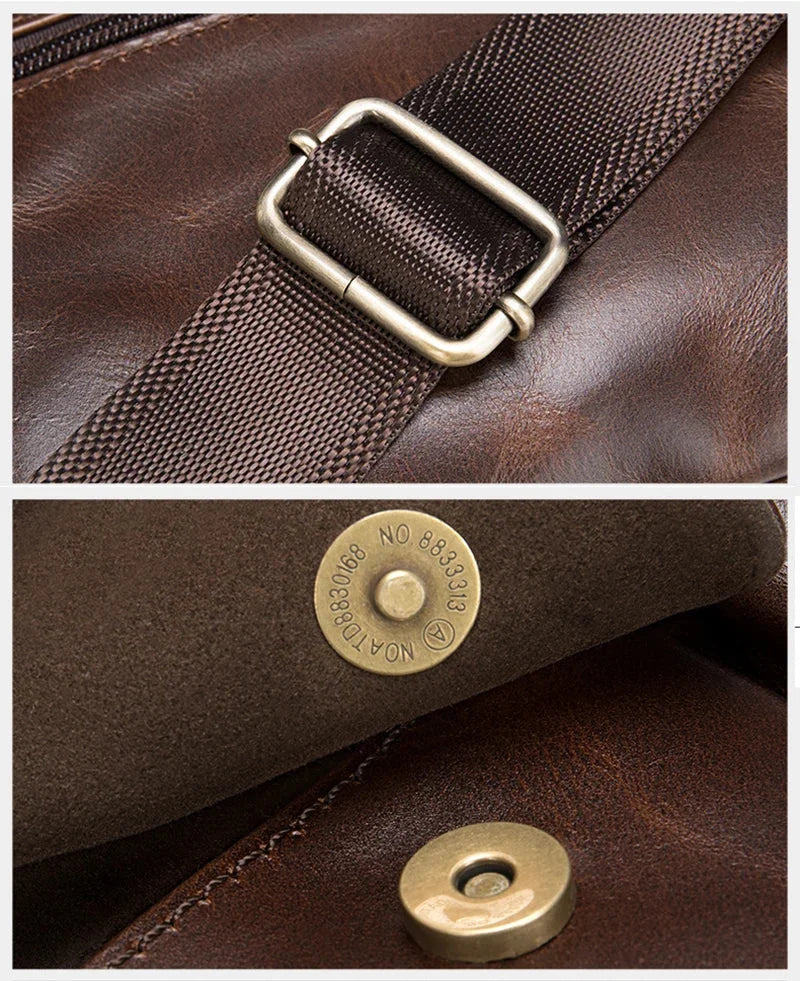 Sacoche Banane Cuir Homme