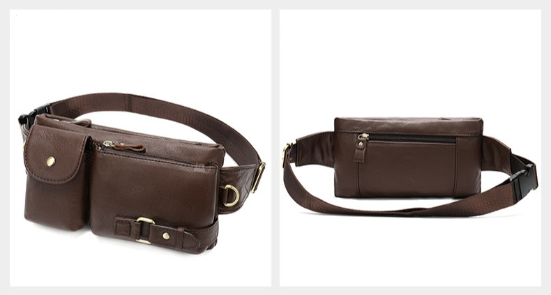 Sacoche Banane Cuir Homme