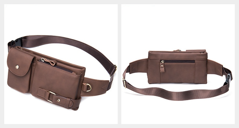 Sacoche Banane Cuir Homme