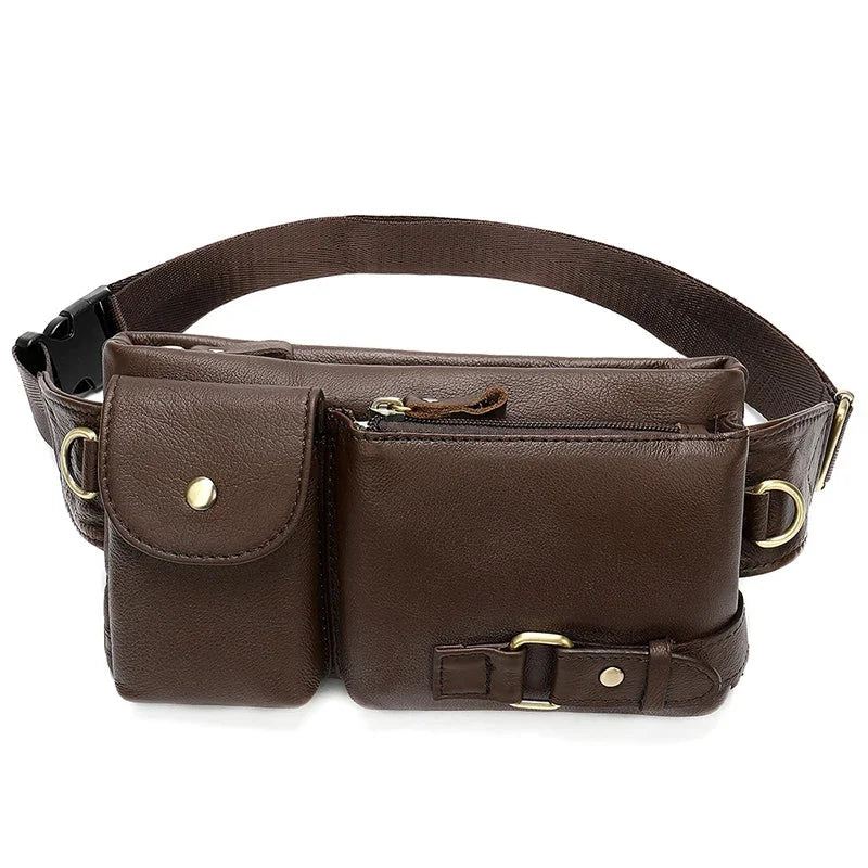 Sacoche Banane Cuir Homme
