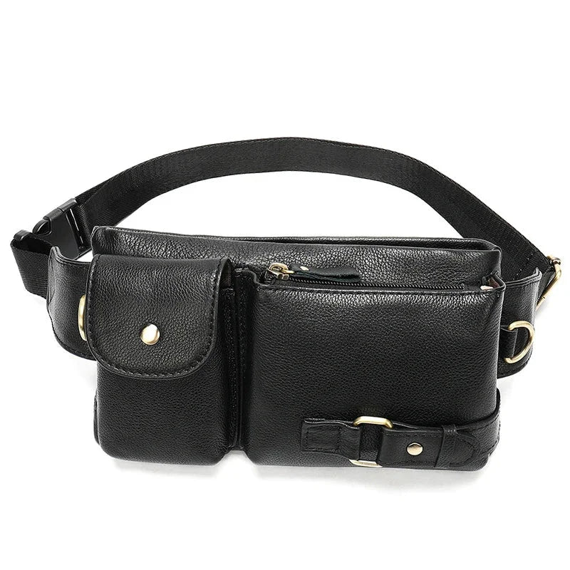 Sacoche Banane Cuir Homme