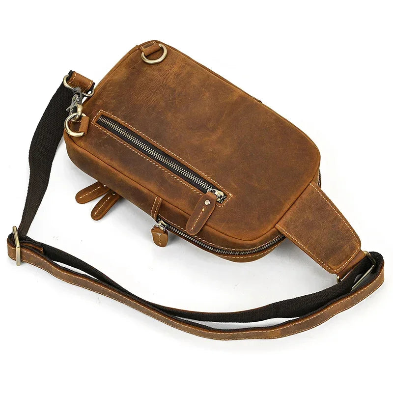 Sacoche Bandoulière Cuir Homme