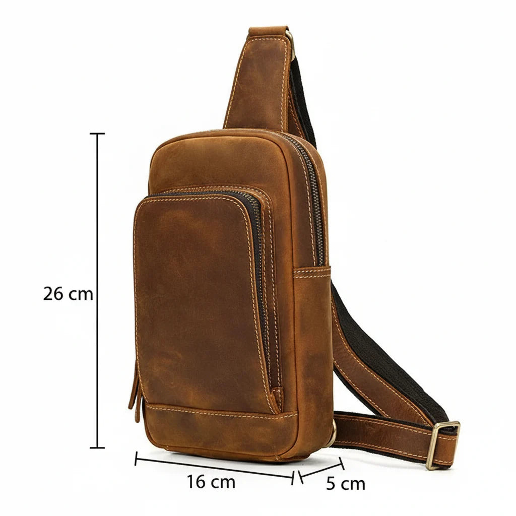 Sacoche Bandoulière Cuir Homme