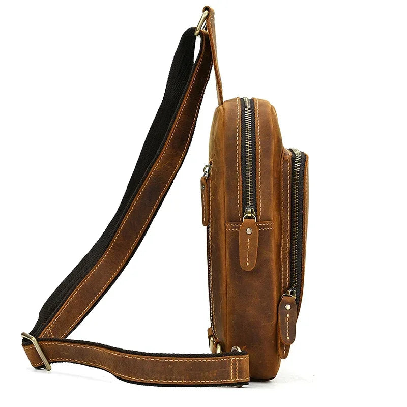 Sacoche Bandoulière Cuir Homme