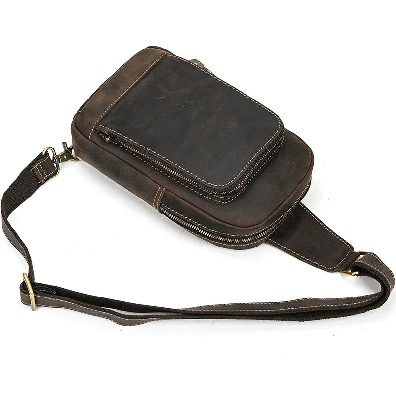 Sacoche Bandoulière Cuir Homme