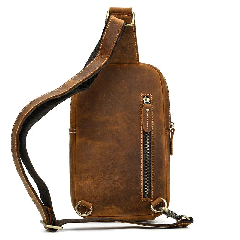 Sacoche Bandoulière Cuir Homme