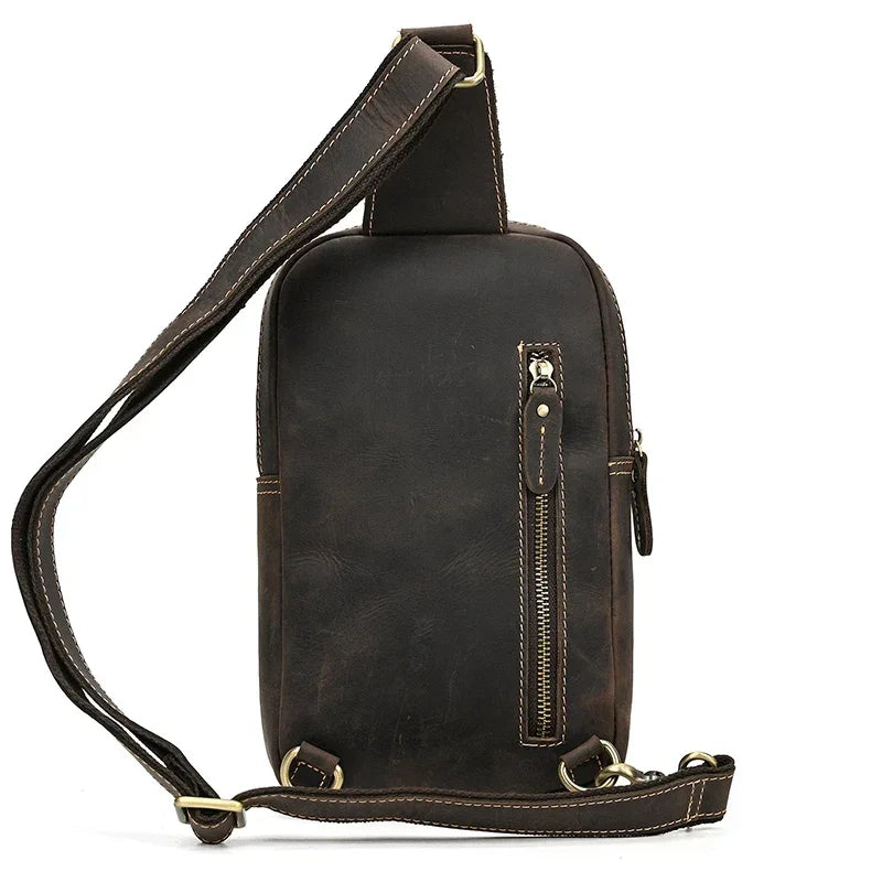Sacoche Bandoulière Cuir Homme