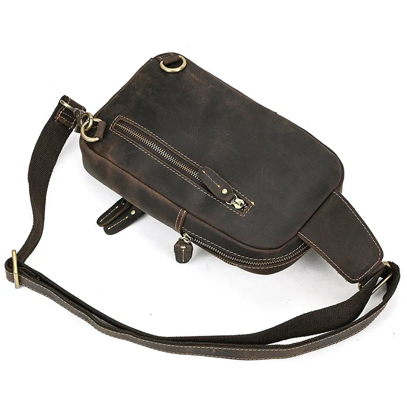 Sacoche Bandoulière Cuir Homme