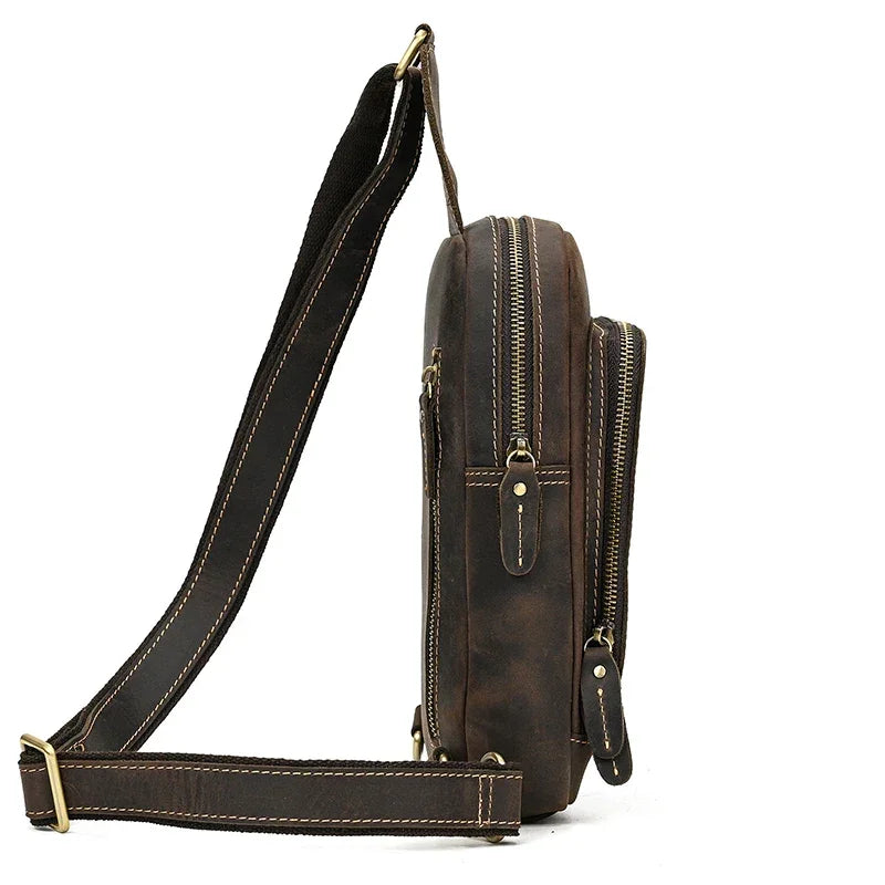 Sacoche Bandoulière Cuir Homme