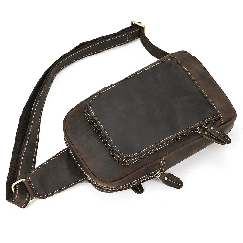 Sacoche Bandoulière Cuir Homme