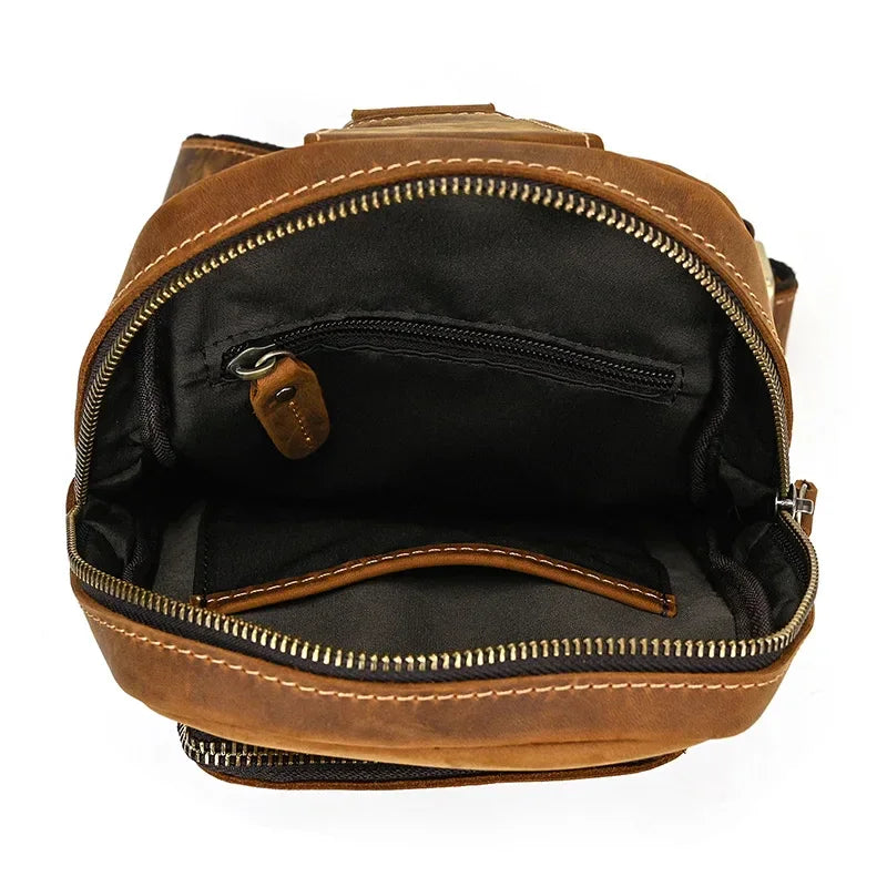 Sacoche Bandoulière Cuir Homme